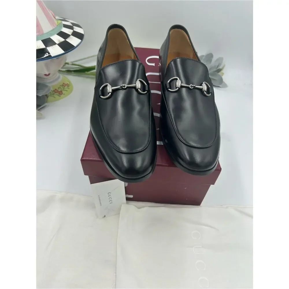Men's Gucci horse bit leather loafer size 10.5 made in Italy